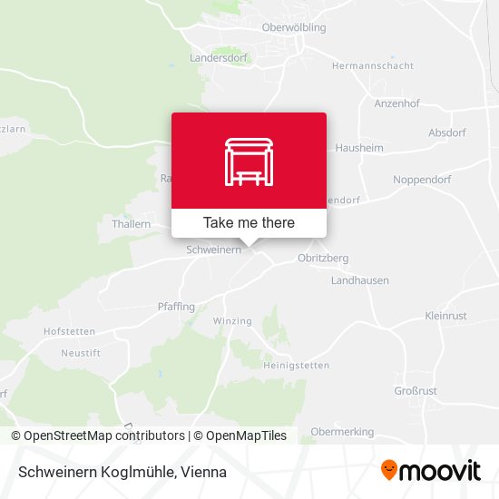 Schweinern Koglmühle map