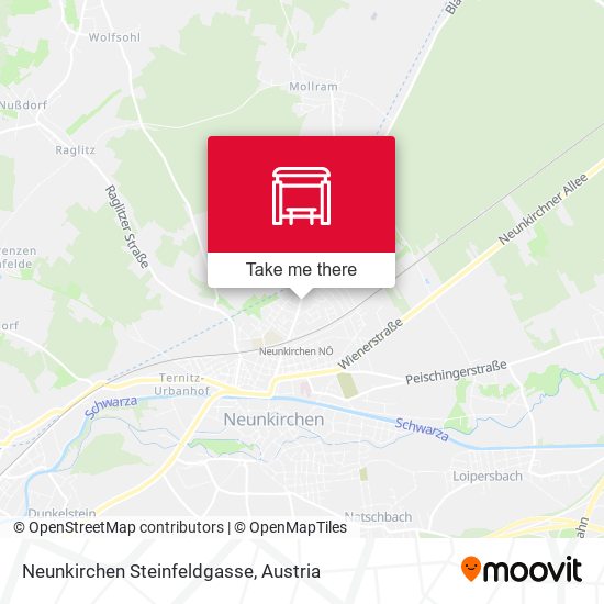 Neunkirchen Steinfeldgasse map