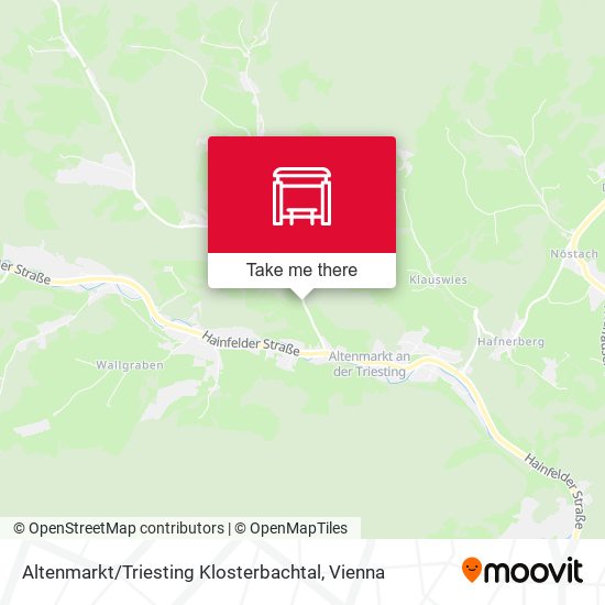 Altenmarkt / Triesting Klosterbachtal map