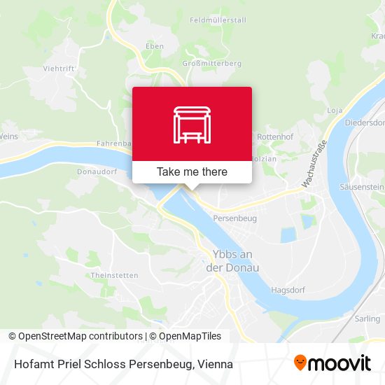 Hofamt Priel Schloss Persenbeug map
