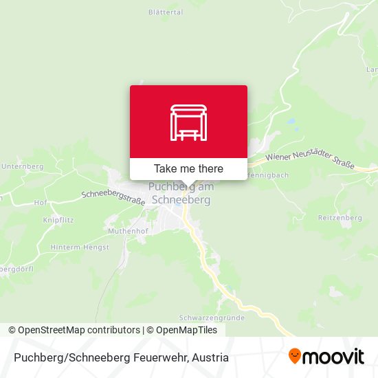 Puchberg/Schneeberg Feuerwehr map