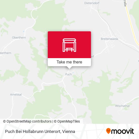 Puch Bei Hollabrunn Unterort map