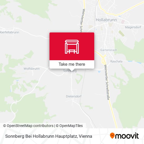 Sonnberg Bei Hollabrunn Hauptplatz map