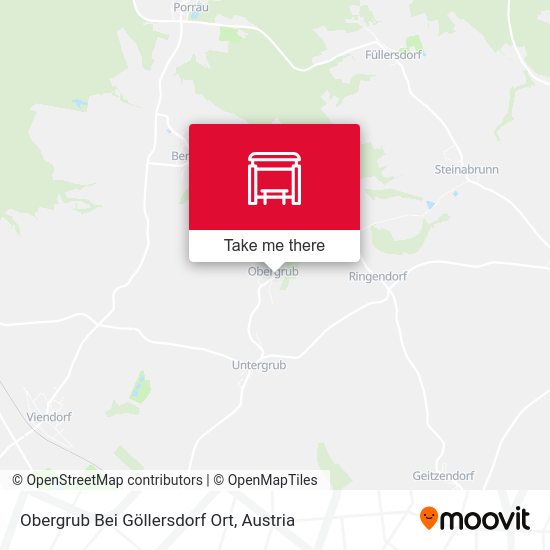 Obergrub Bei Göllersdorf Ort map