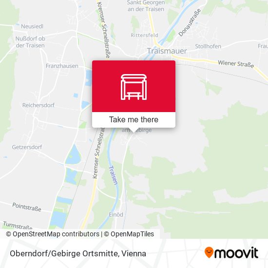Oberndorf/Gebirge Ortsmitte map