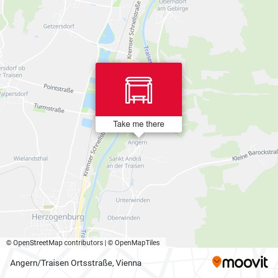 Angern/Traisen Ortsstraße map