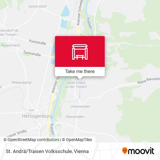 St. Andrä/Traisen Volksschule map