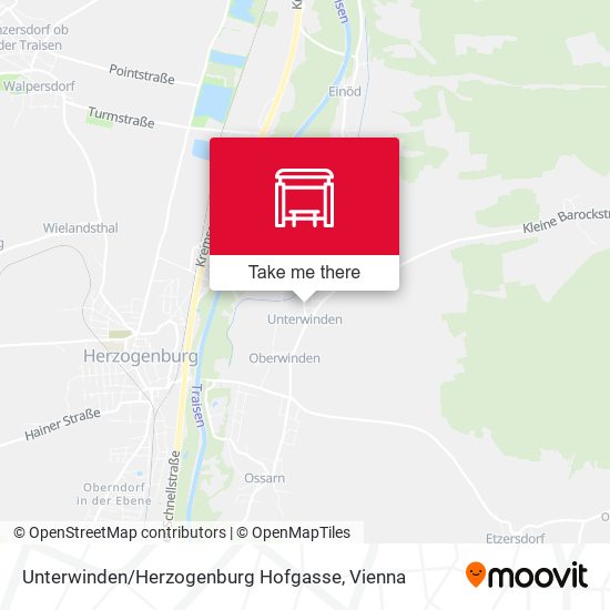 Unterwinden / Herzogenburg Hofgasse map