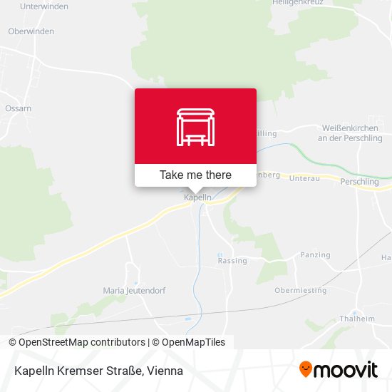 Kapelln Kremser Straße map
