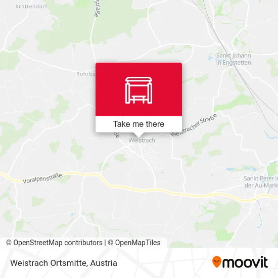 Weistrach Ortsmitte map