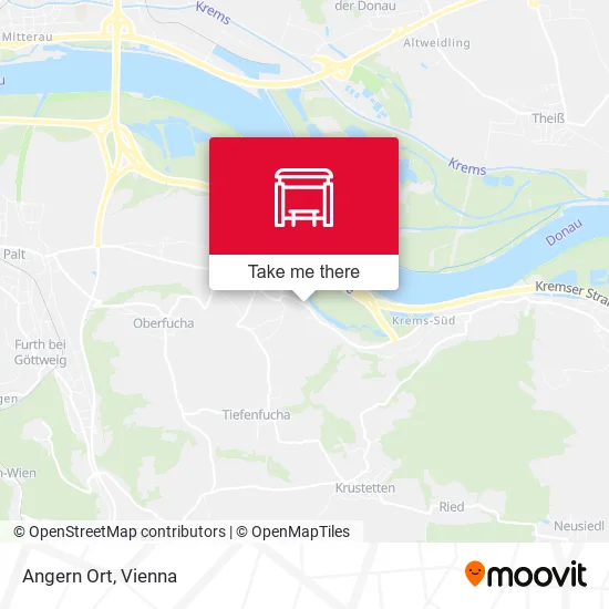 Angern Ort map