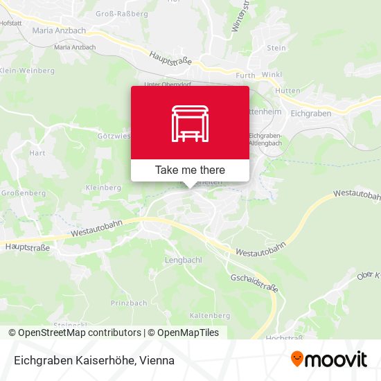 Eichgraben Kaiserhöhe map