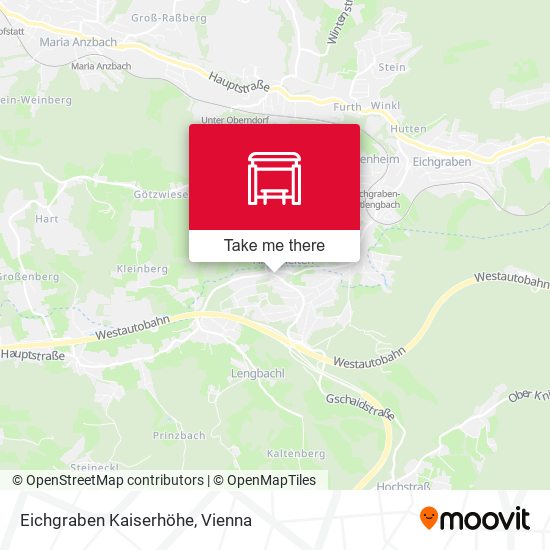 Eichgraben Kaiserhöhe map
