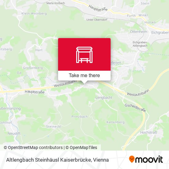 Altlengbach Steinhäusl Kaiserbrücke map