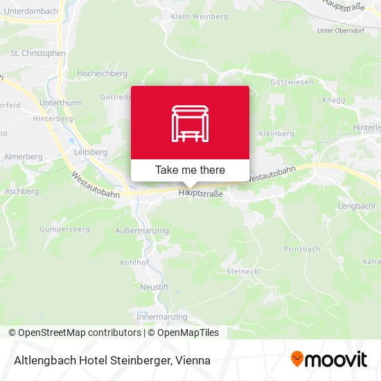 Altlengbach Hotel Steinberger map
