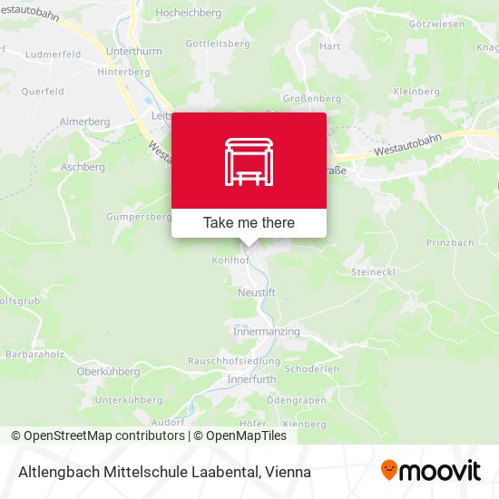 Altlengbach Mittelschule Laabental map