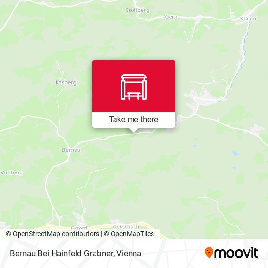 Bernau Bei Hainfeld Grabner map