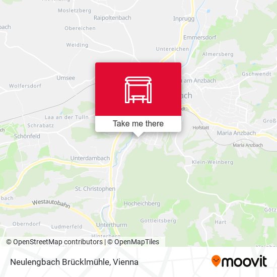 Neulengbach Brücklmühle map