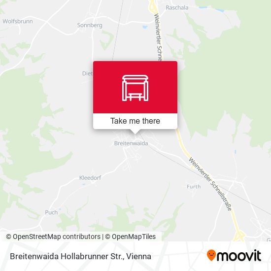 Breitenwaida Hollabrunner Str. map