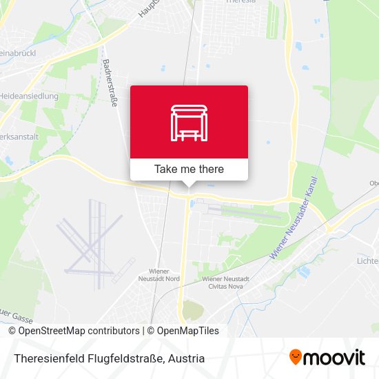 Theresienfeld Flugfeldstraße map