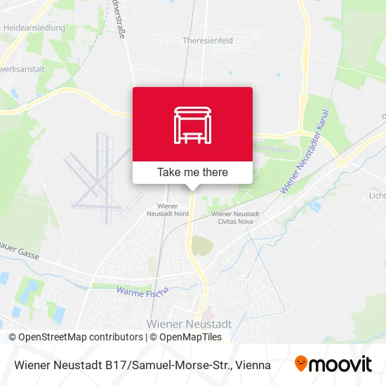 Wiener Neustadt B17 / Samuel-Morse-Str. map
