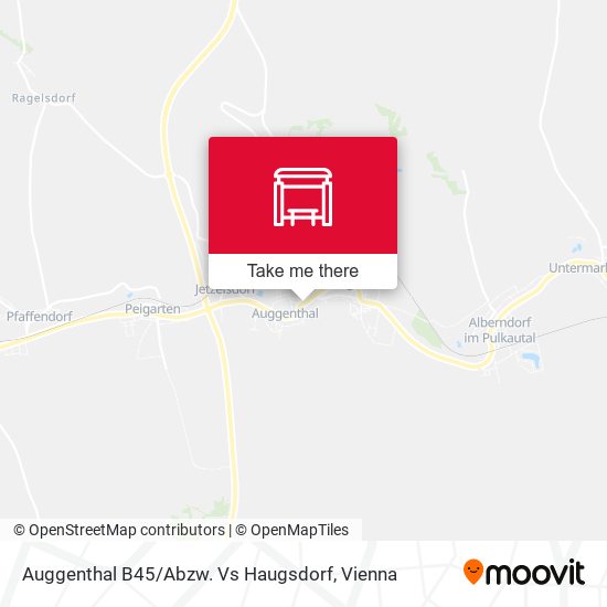 Auggenthal B45 / Abzw. Vs Haugsdorf map