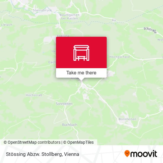 Stössing Abzw. Stollberg map