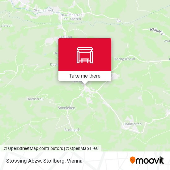 Stössing Abzw. Stollberg map