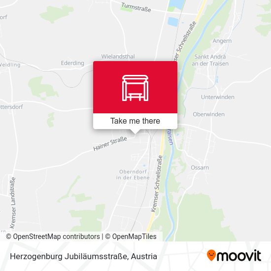 Herzogenburg Jubiläumsstraße map