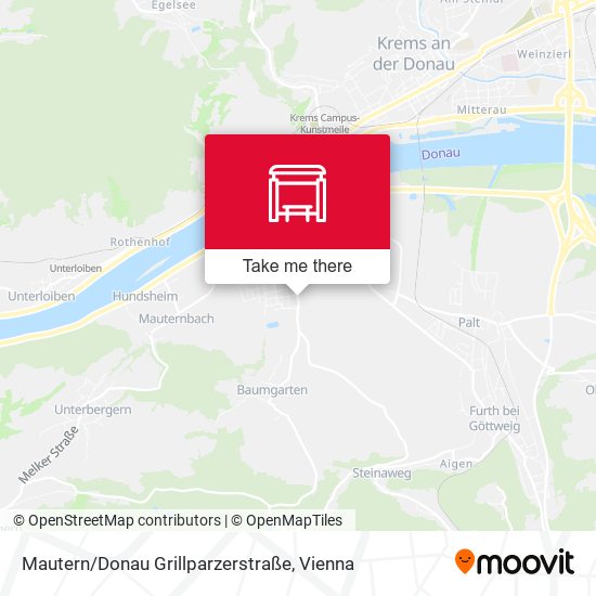 Mautern / Donau Grillparzerstraße map