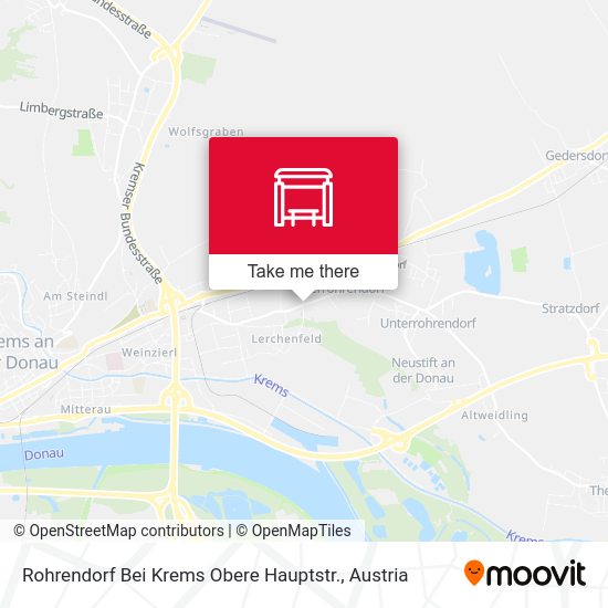 Rohrendorf Bei Krems Obere Hauptstr. map