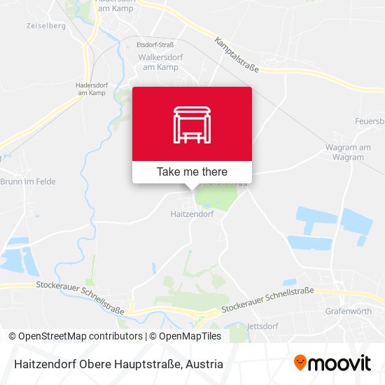 Haitzendorf Obere Hauptstraße map