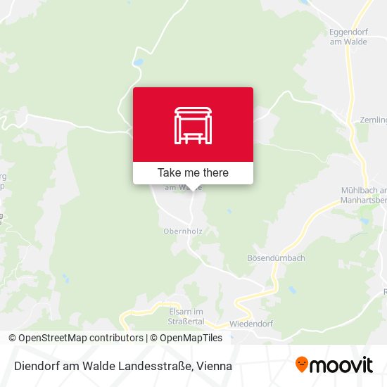 Diendorf am Walde Landesstraße map
