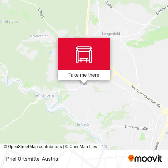 Priel Ortsmitte map