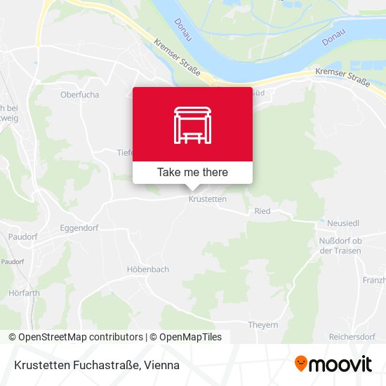 Krustetten Fuchastraße map