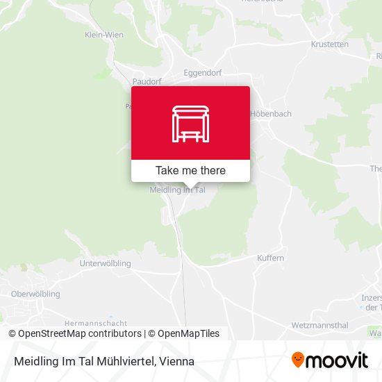 Meidling Im Tal Mühlviertel map