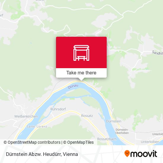 Dürnstein Abzw. Heudürr map