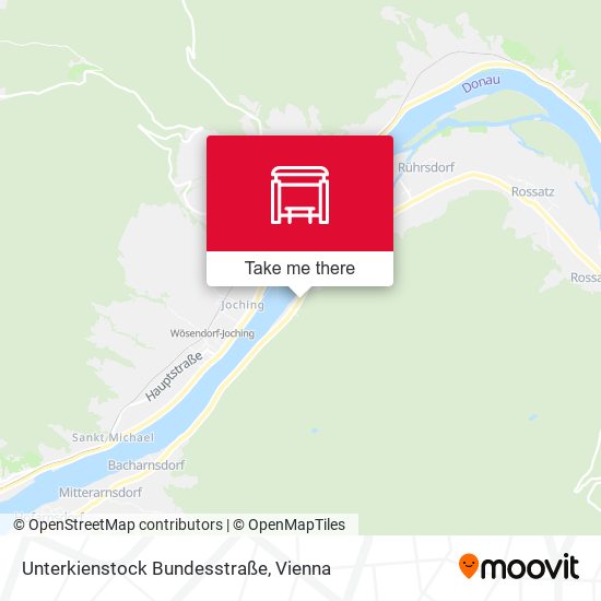 Unterkienstock Bundesstraße map