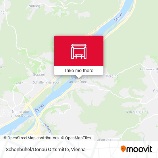 Schönbühel/Donau Ortsmitte map