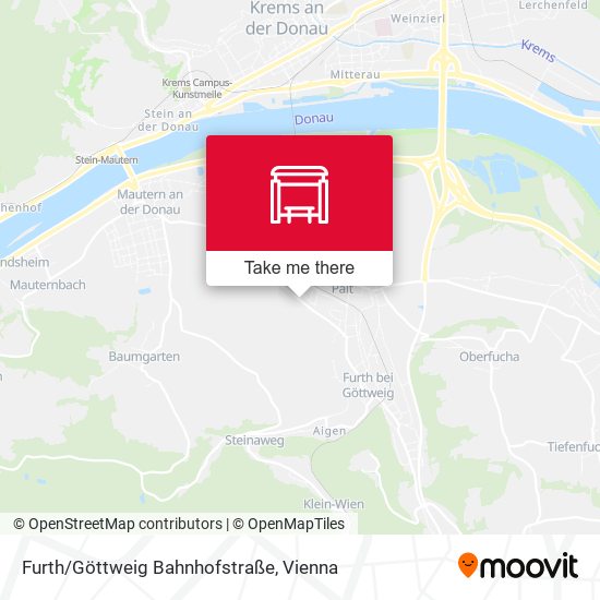 Furth/Göttweig Bahnhofstraße map