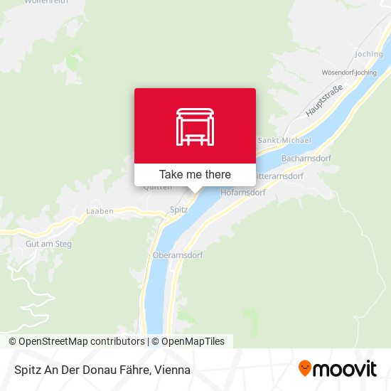 Spitz An Der Donau Fähre map