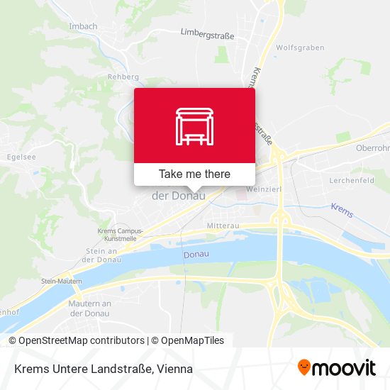 Krems Untere Landstraße map
