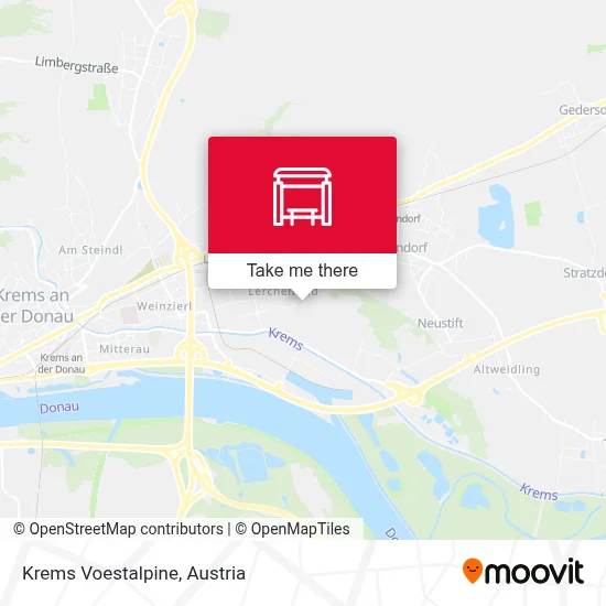 Krems Voestalpine map
