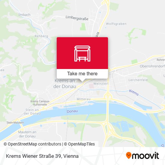 Krems Wiener Straße 39 map