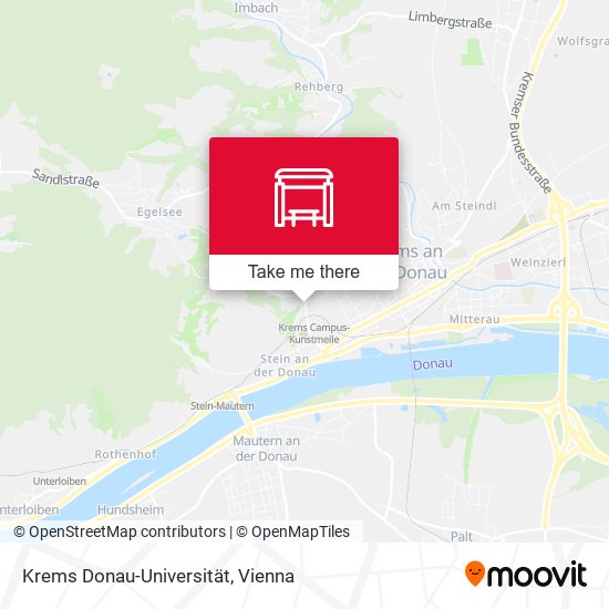 Krems Donau-Universität map
