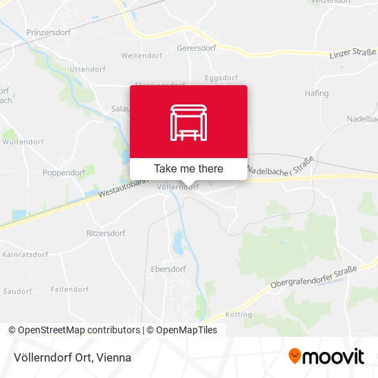 Völlerndorf Ort map