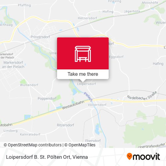 Loipersdorf B. St. Pölten Ort map