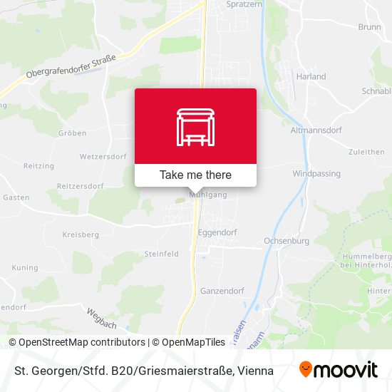 St. Georgen / Stfd. B20 / Griesmaierstraße map