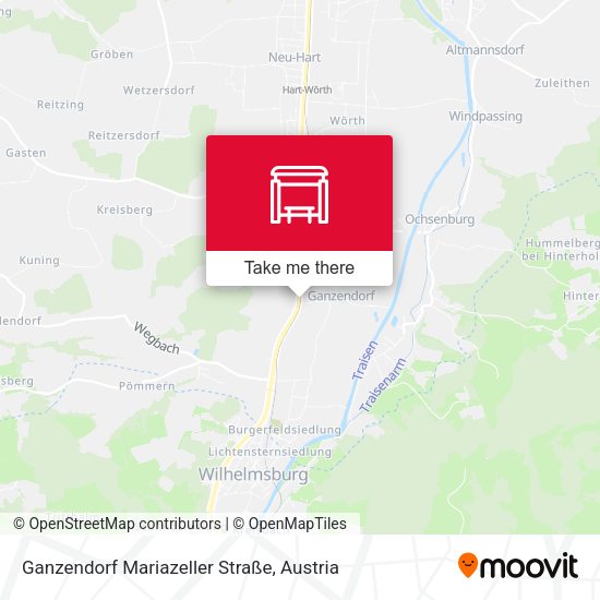 Ganzendorf Mariazeller Straße map