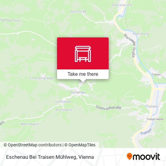 Eschenau Bei Traisen Mühlweg map